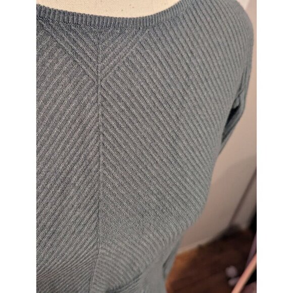 Vila Milano Womens Gray Wool Blend Ribbed Knit,Pullover Sz Small - Picture 2 of 11